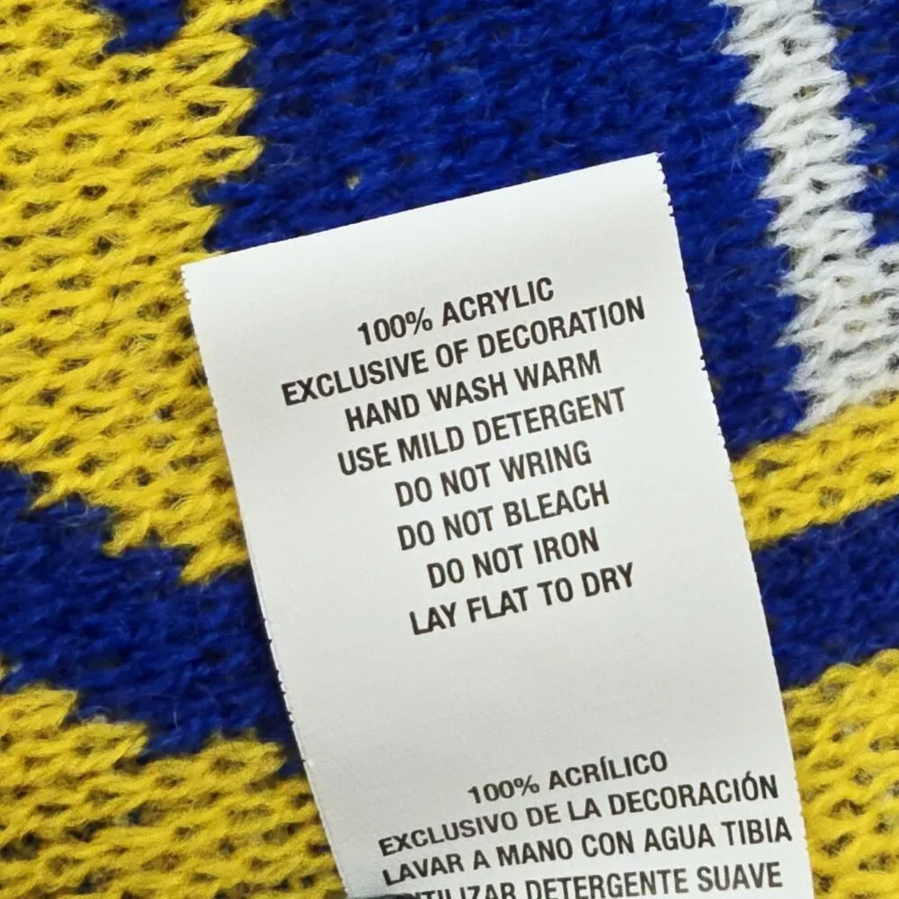 Golden State Warriors Scarf NBA Basketball Winter Soft Forever Collectibles Blue